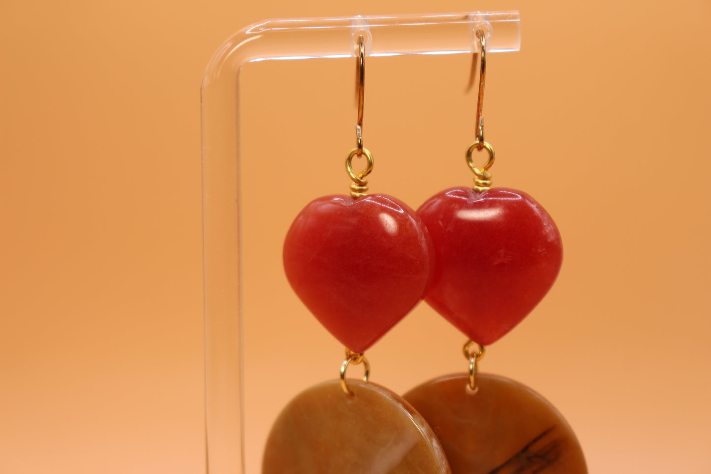 Heart Coin Dangles