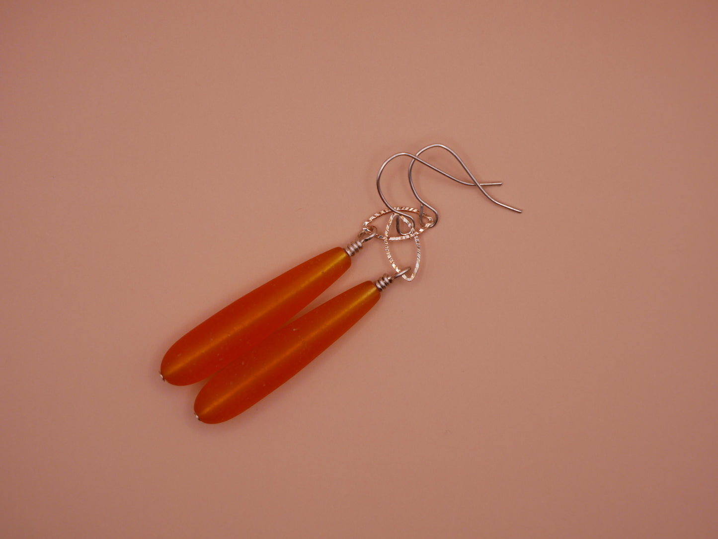 Saffron Teardrop Earrings