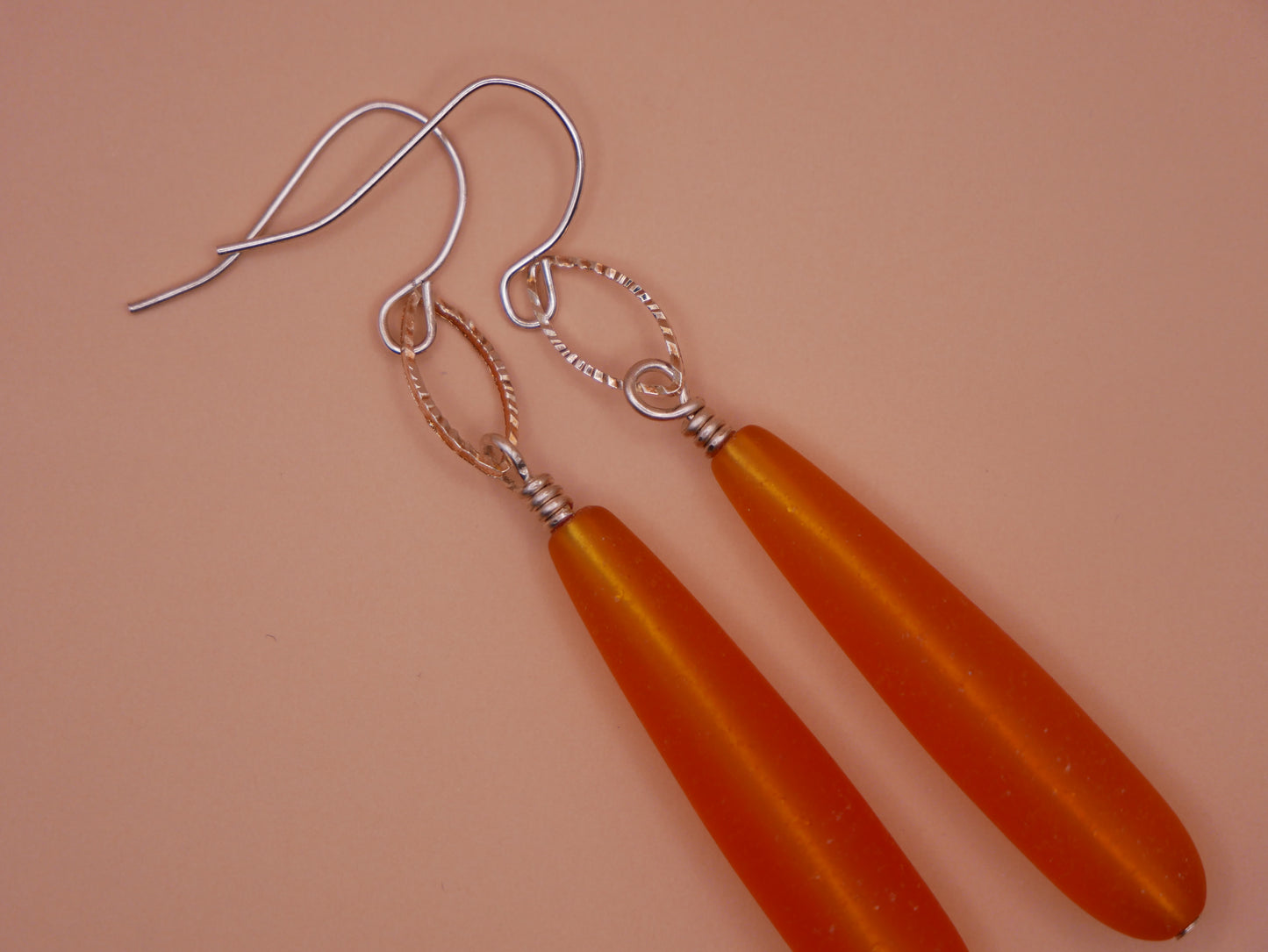 Saffron Teardrop Earrings