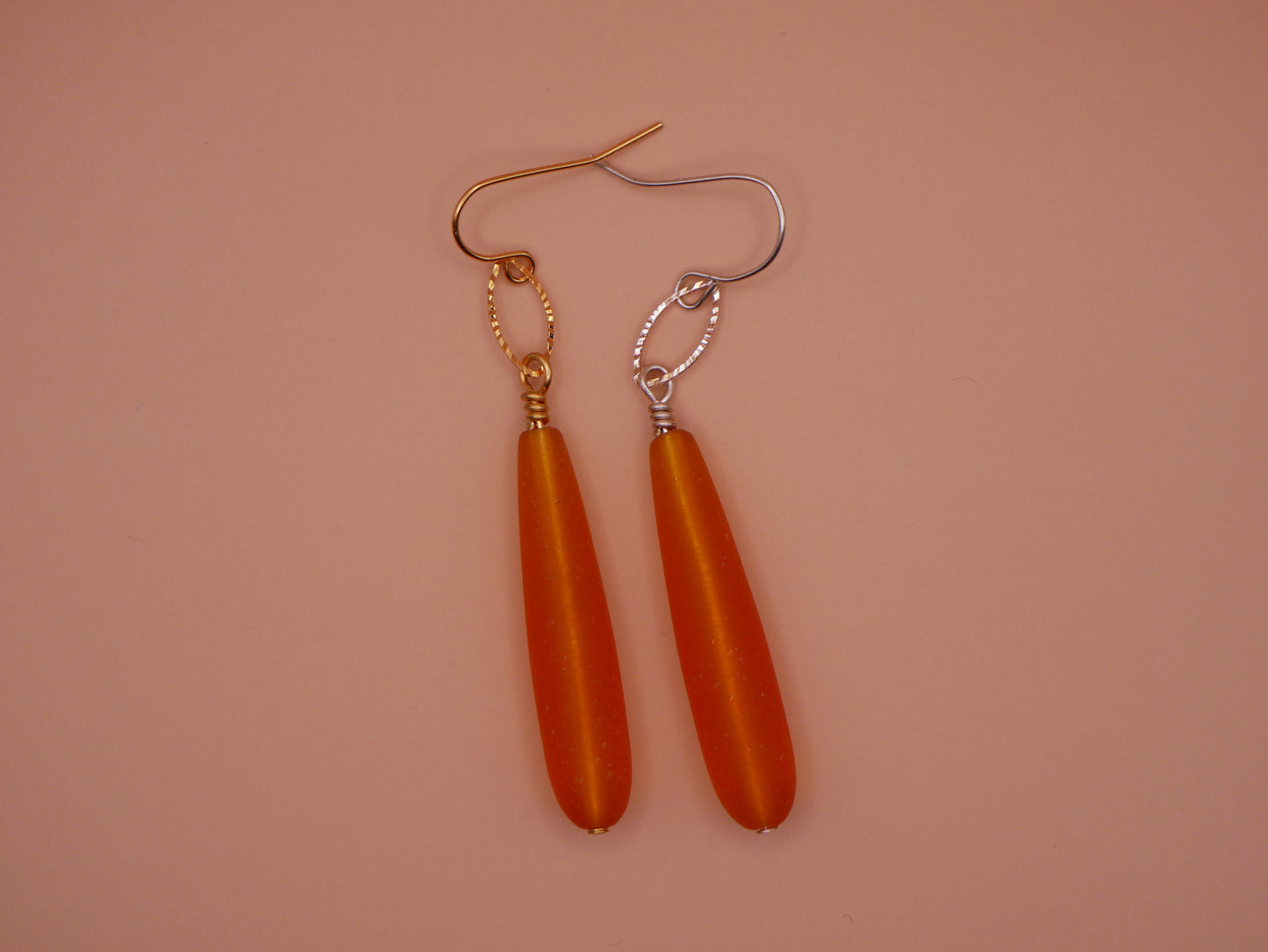 Saffron Teardrop Earrings