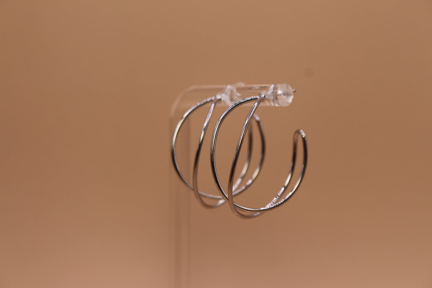 Circle Crossover Earring Hoops