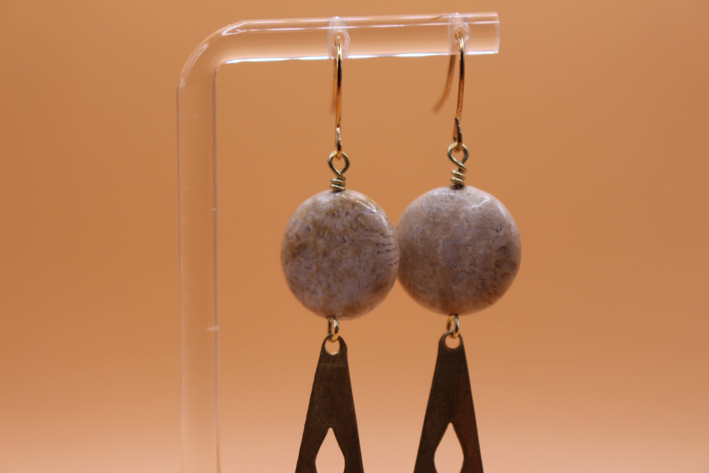 Fossil Jasper Dangles