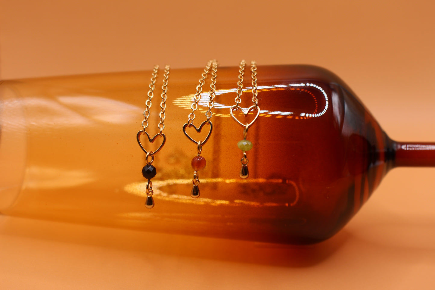 Amor Gemstone Necklaces