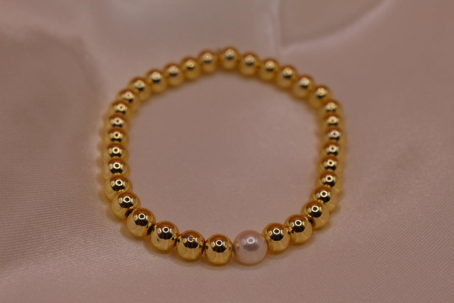 18K Gold (P) Hematite Bracelets