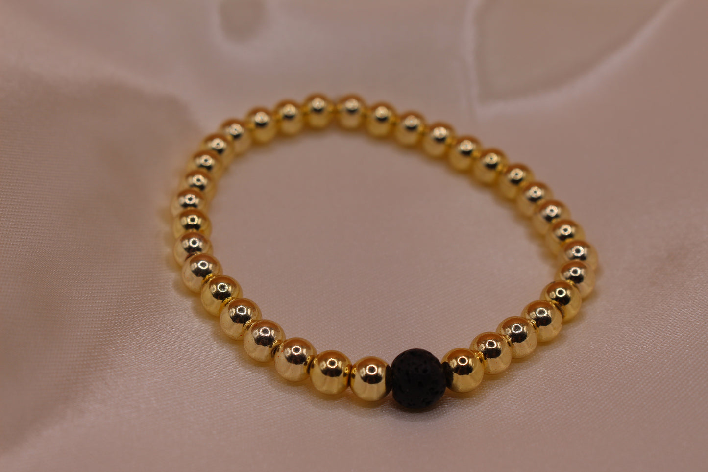 18K Gold (P) Hematite Bracelets