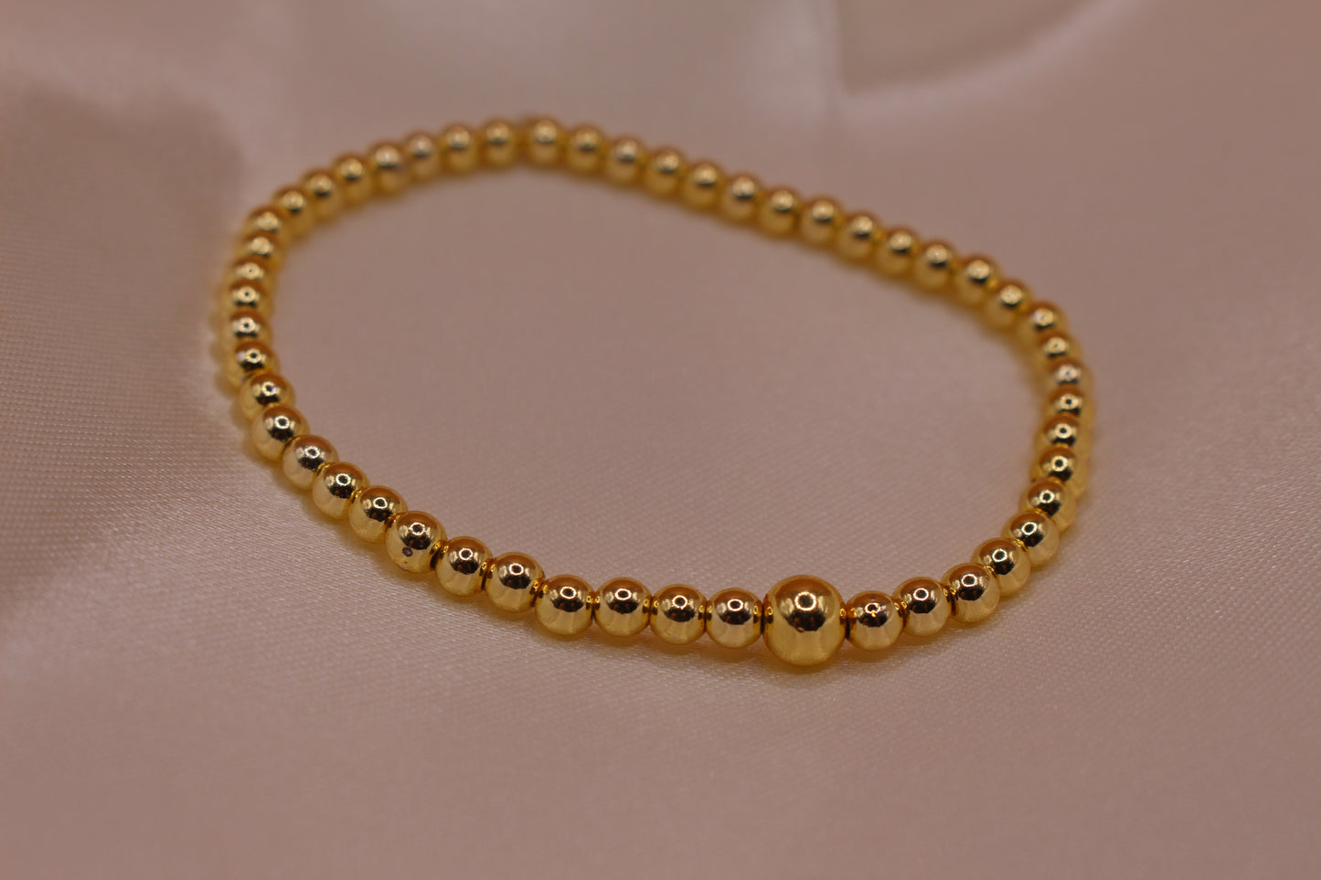 18K Gold (P) Hematite Bracelets