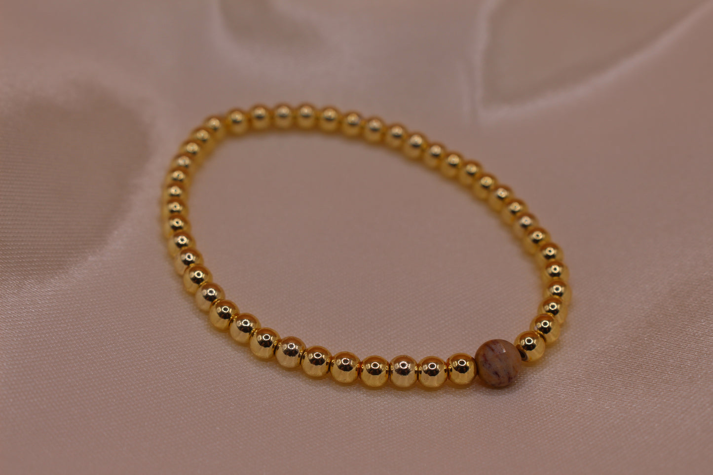 18K Gold (P) Hematite Bracelets