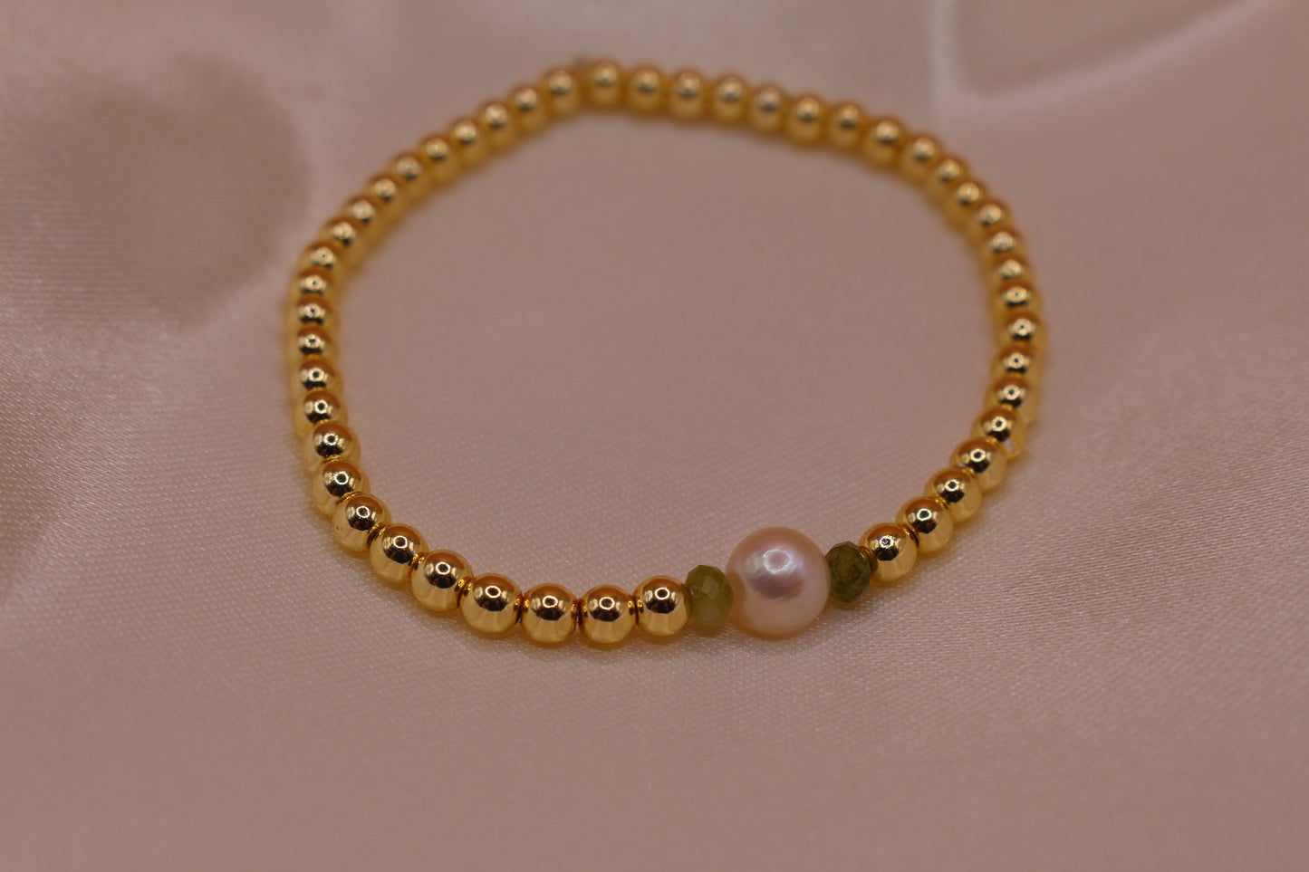 18K Gold (P) Hematite Bracelets