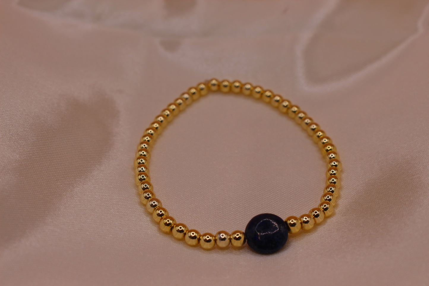 18K Gold (P) Hematite Bracelets