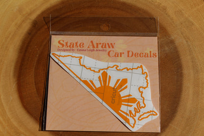 State Araw Vinyl Decals