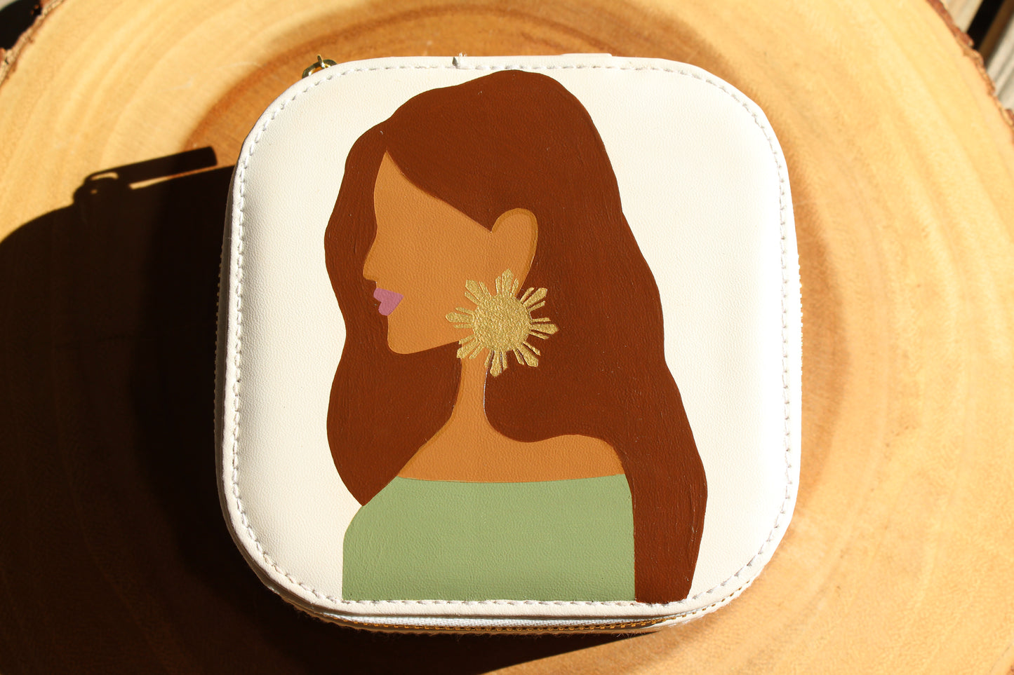 Hand-Painted Travel Jewelry boxes