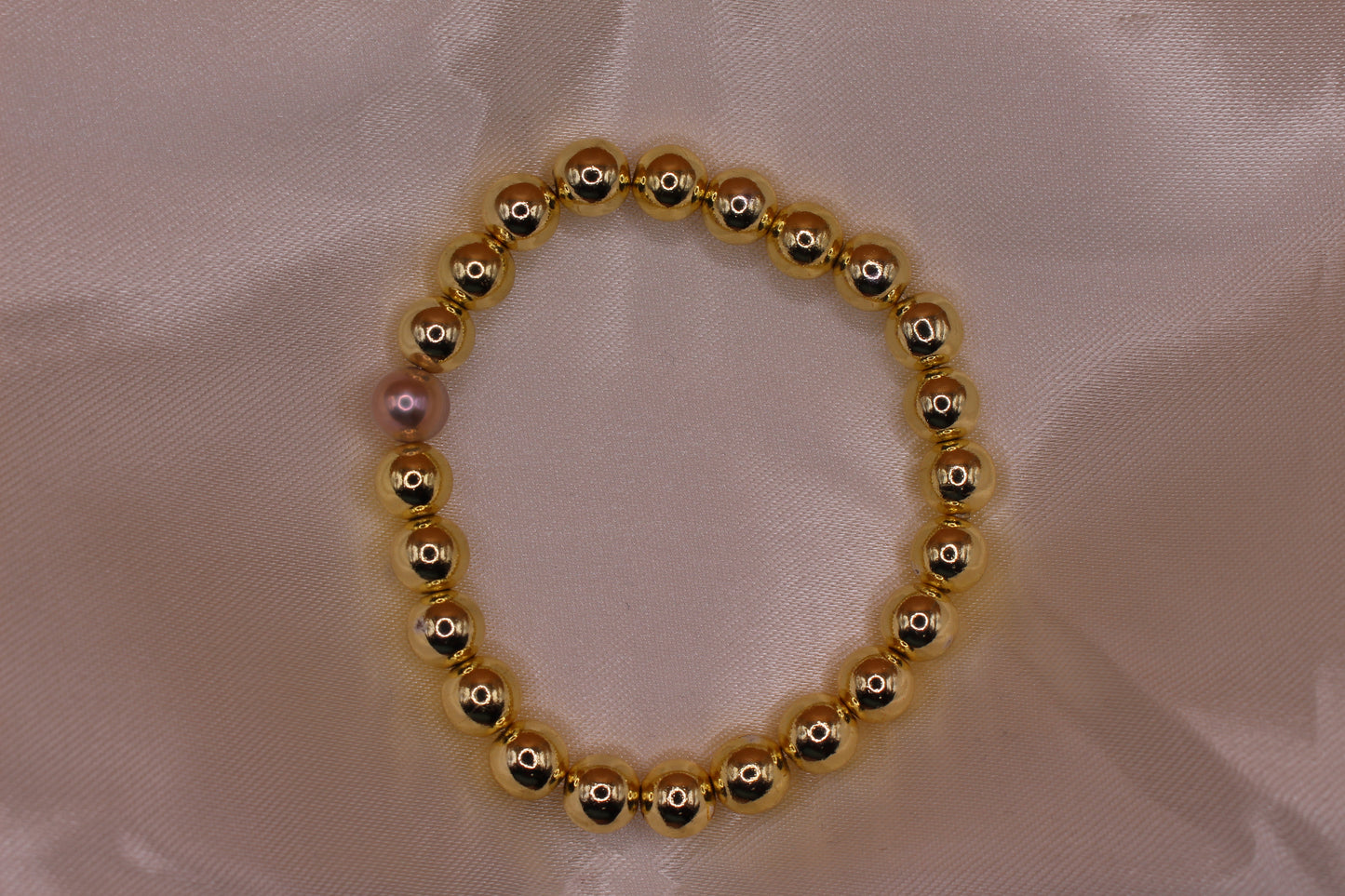 18K Gold (P) Hematite Bracelets