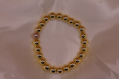 18K Gold (P) Hematite Bracelets