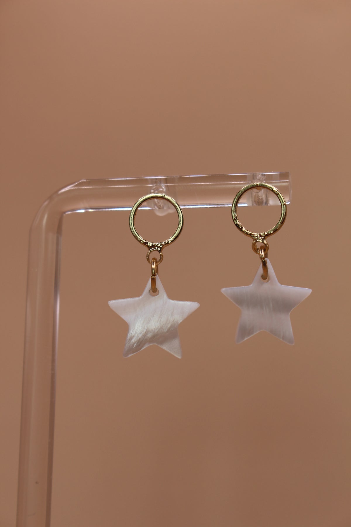 Mother of Pearl Star Studs