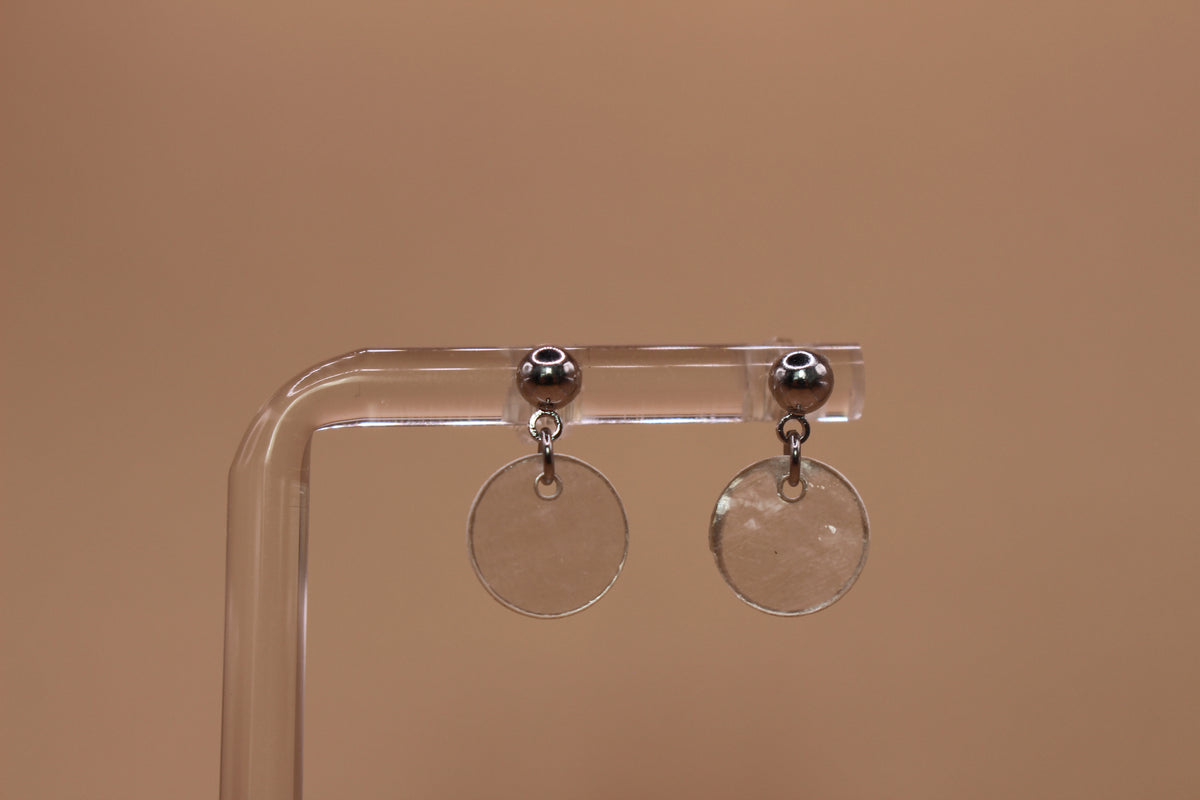 Dainty Capiz Studs