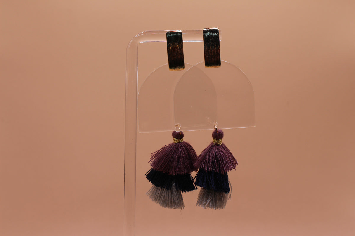 Colorful Tiered Earrings