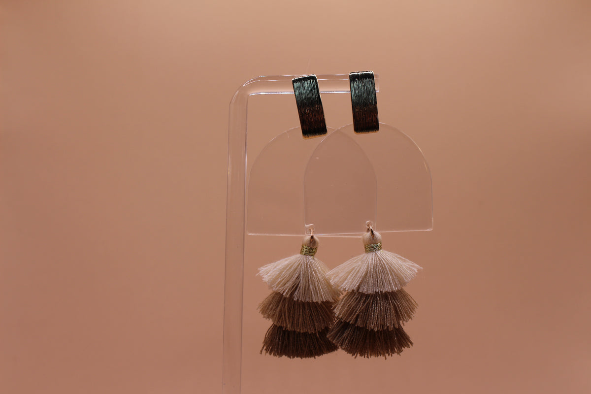 Colorful Tiered Earrings