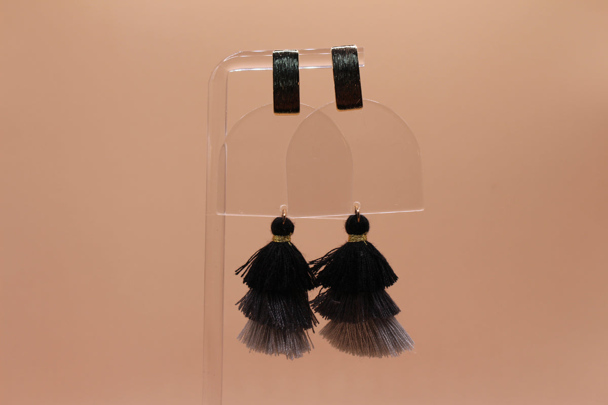 Colorful Tiered Earrings
