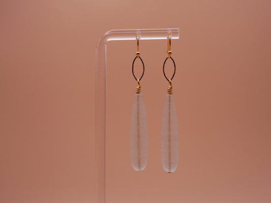 Seafoam Teardrop Earrings