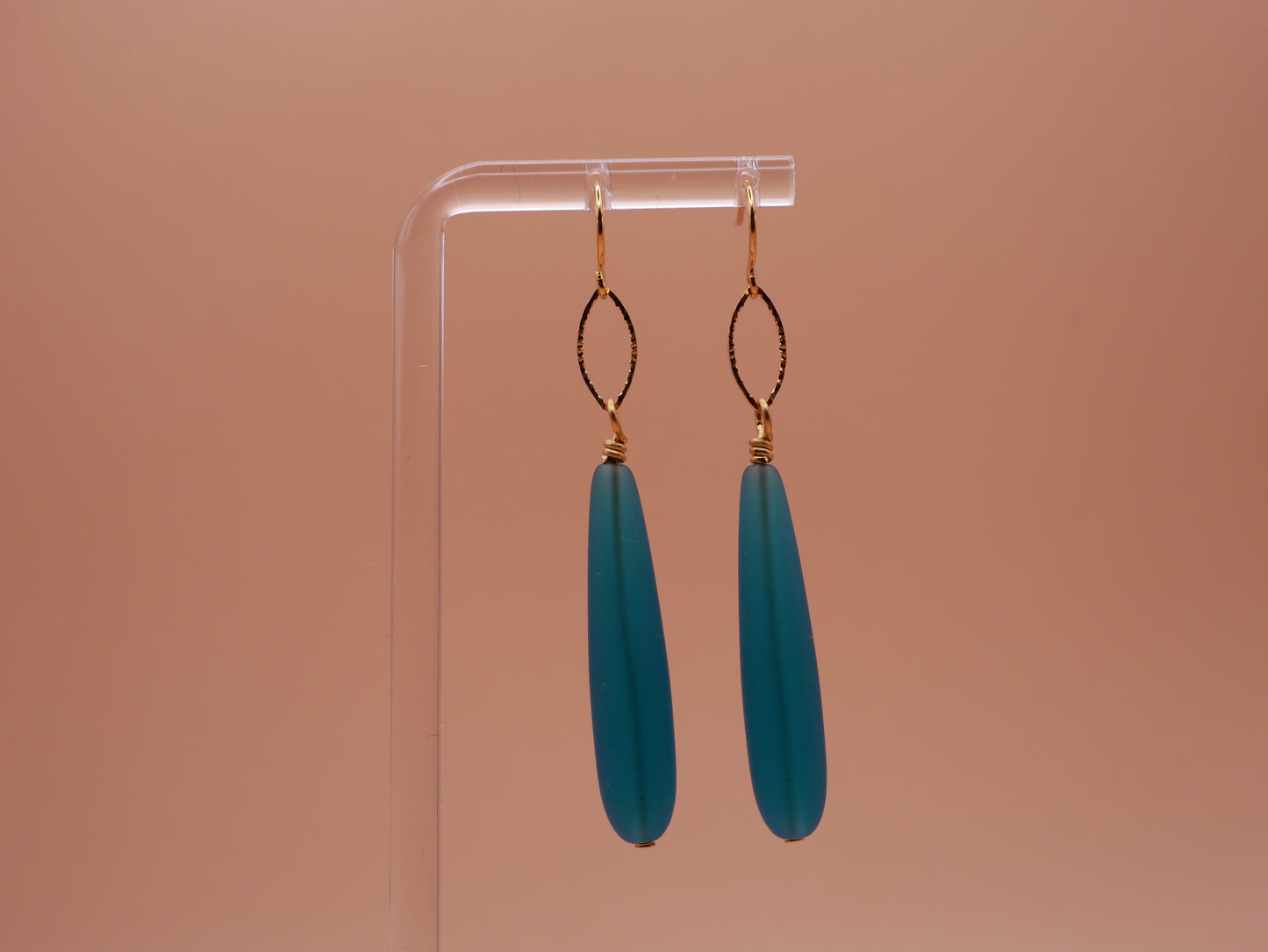 Peacock Teardrop Earrings