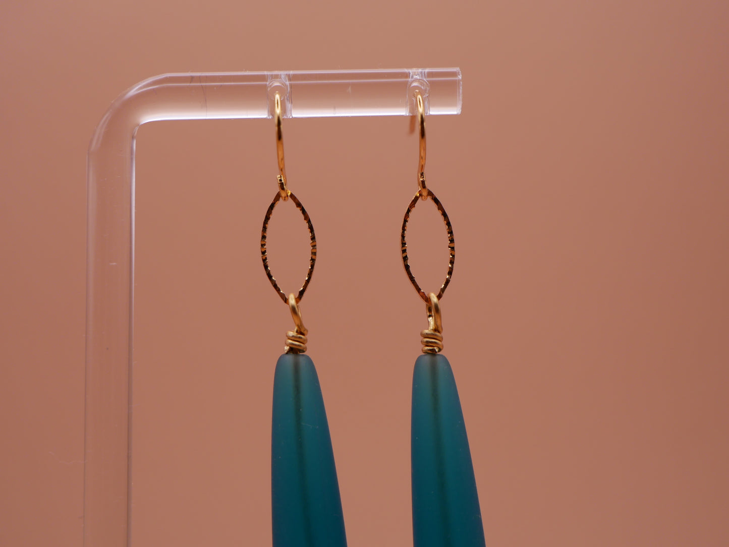 Peacock Teardrop Earrings