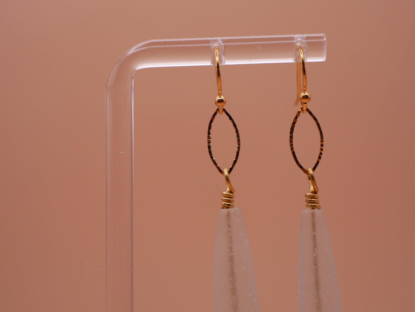 Seafoam Teardrop Earrings