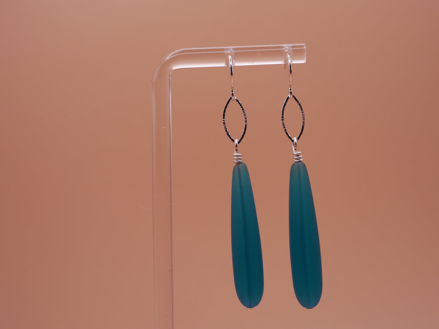 Peacock Teardrop Earrings