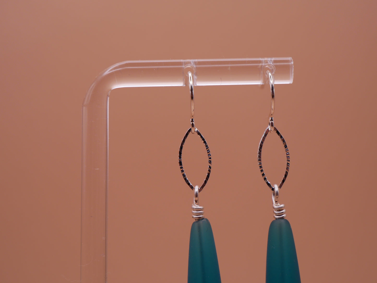 Peacock Teardrop Earrings