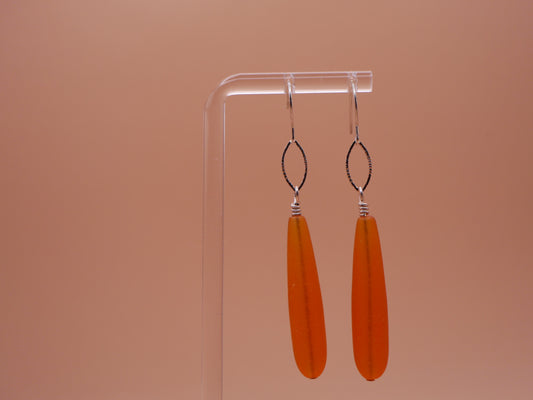 Saffron Teardrop Earrings