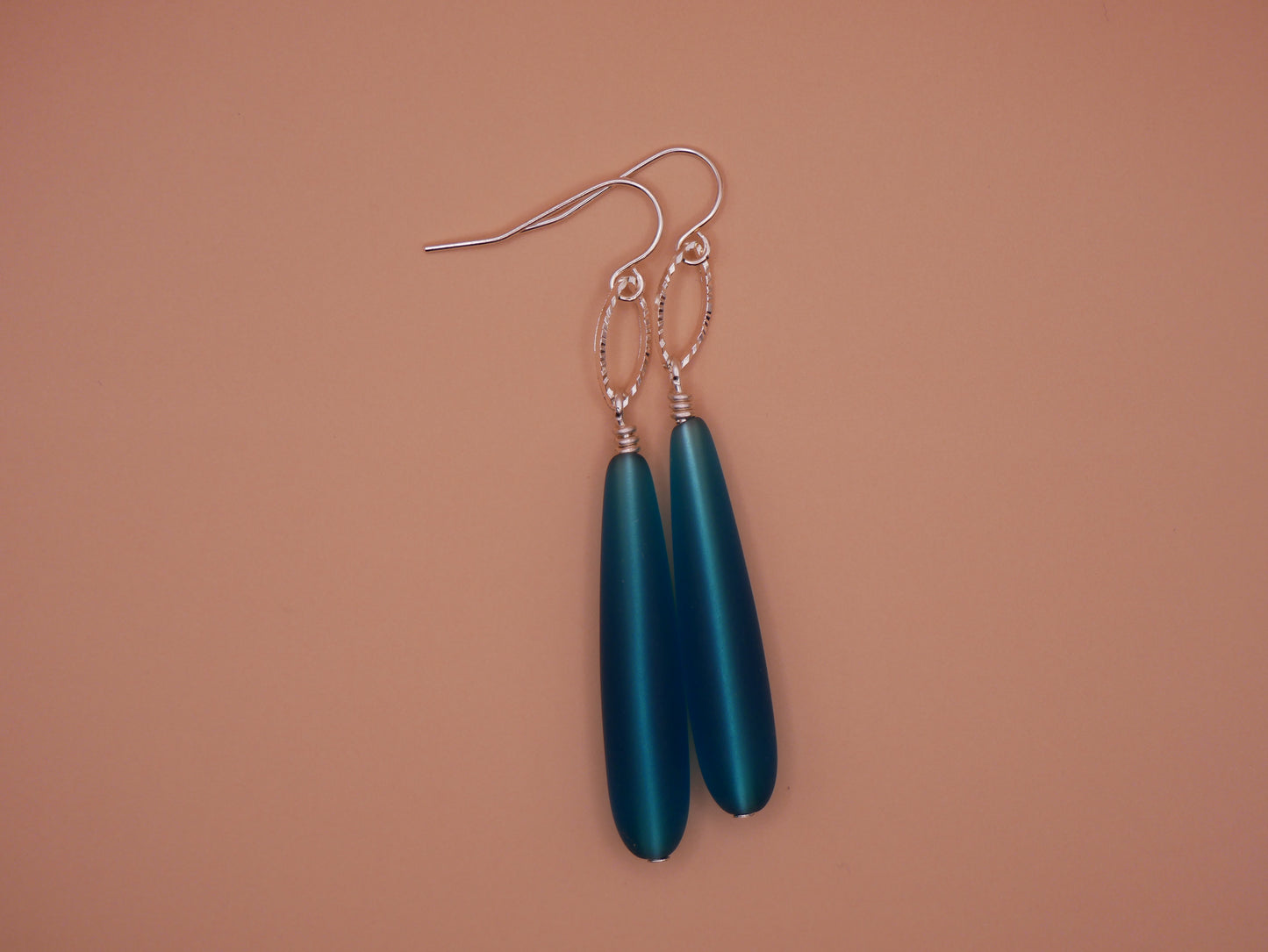 Peacock Teardrop Earrings