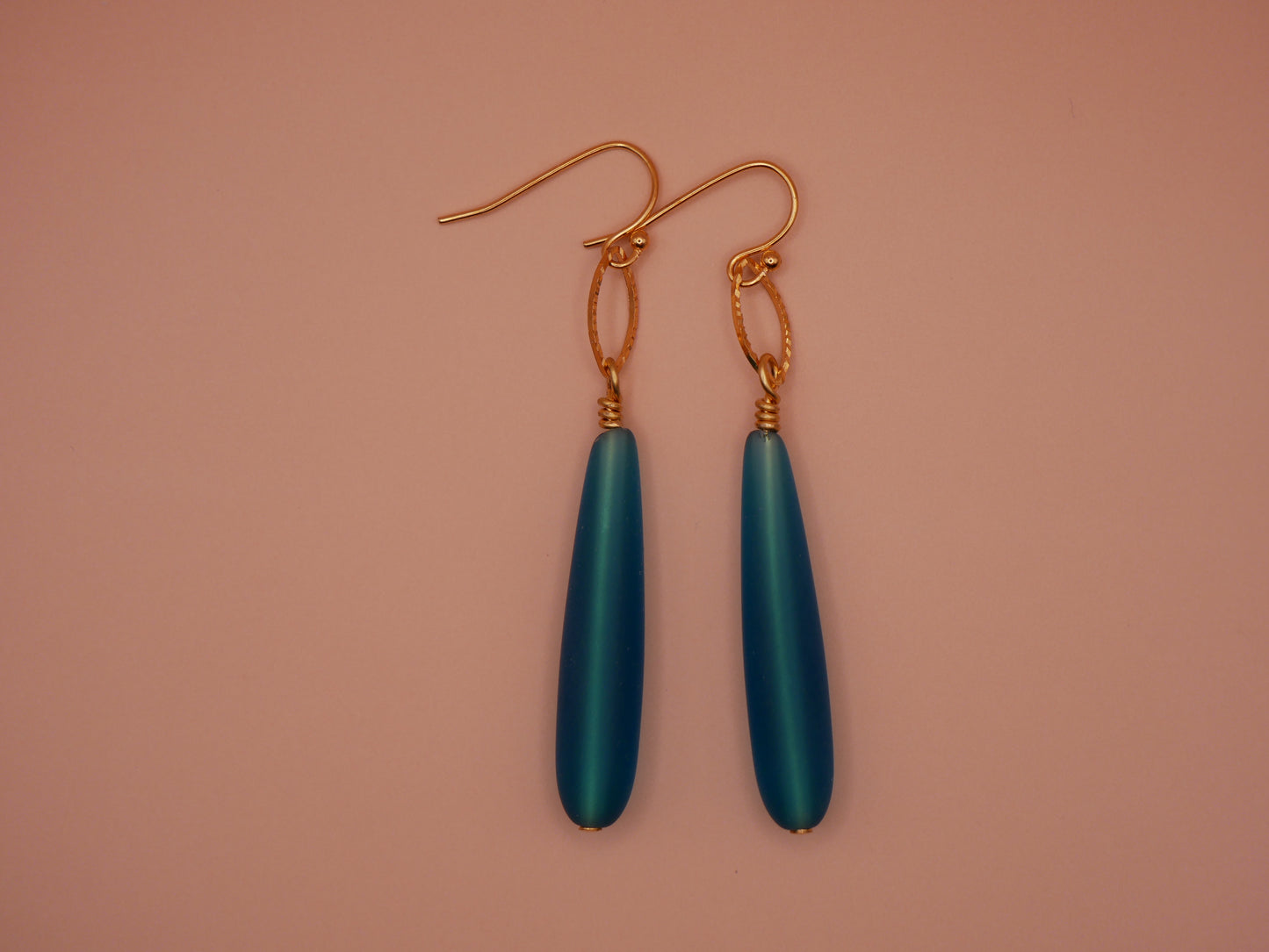 Peacock Teardrop Earrings