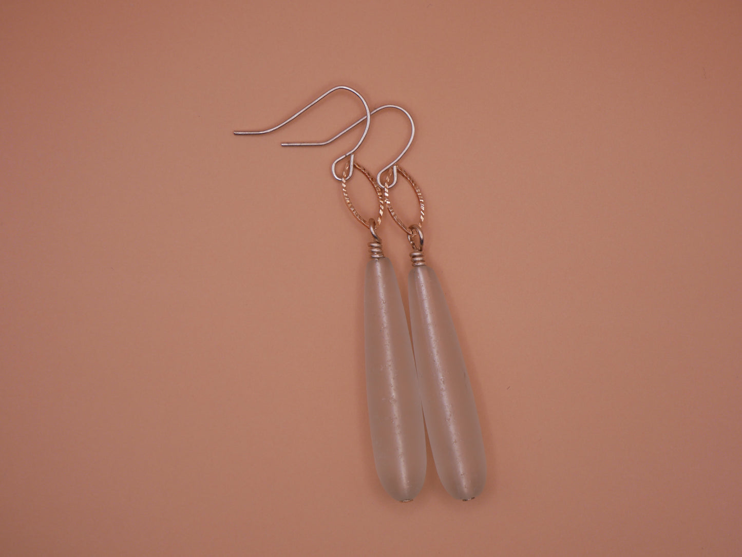 Seafoam Teardrop Earrings