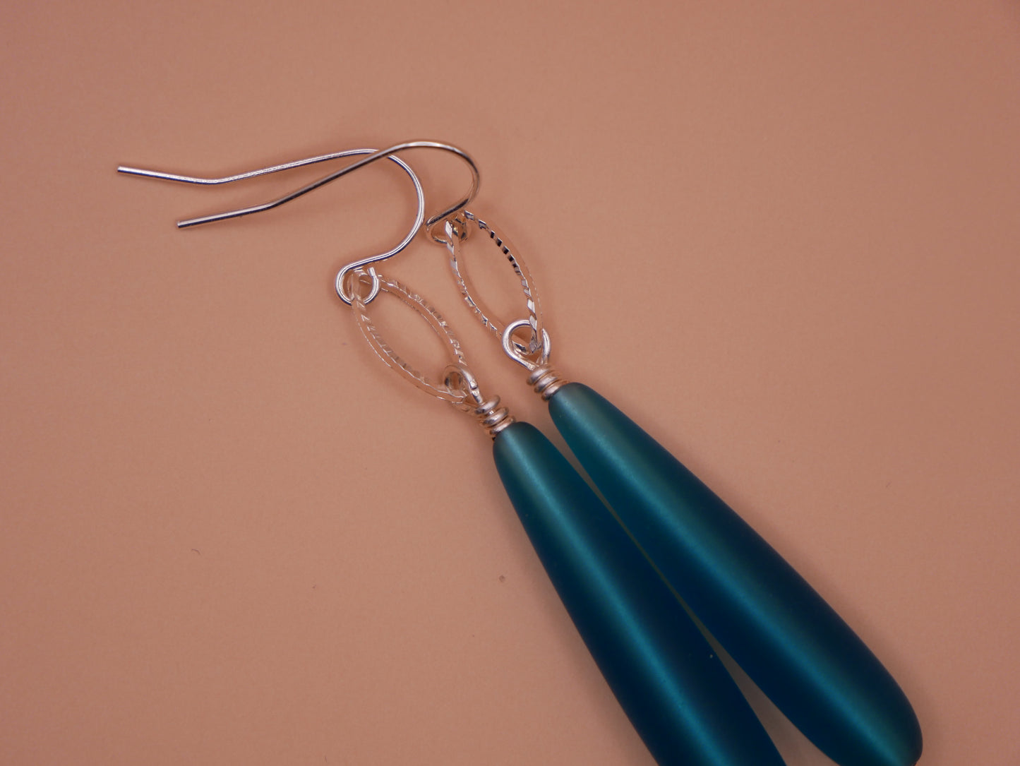 Peacock Teardrop Earrings