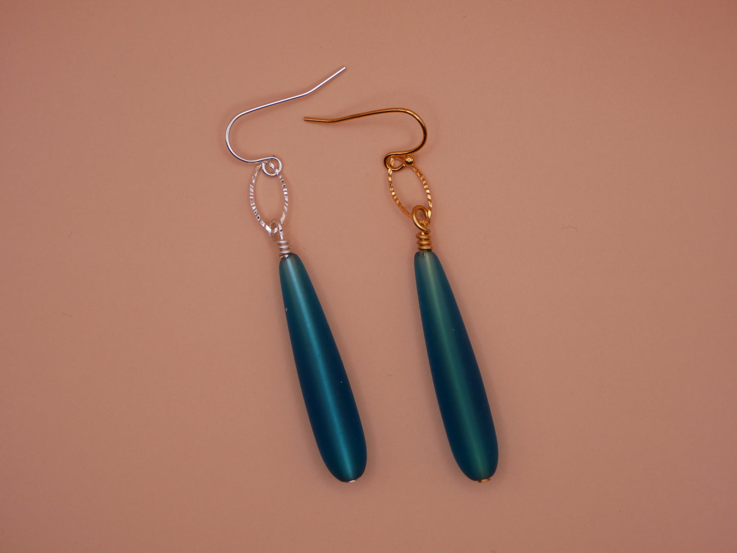 Peacock Teardrop Earrings